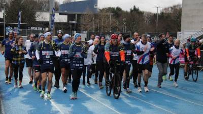 Sinfield heads to Scotland on penultimate day of 7 in 7: Together Challenge